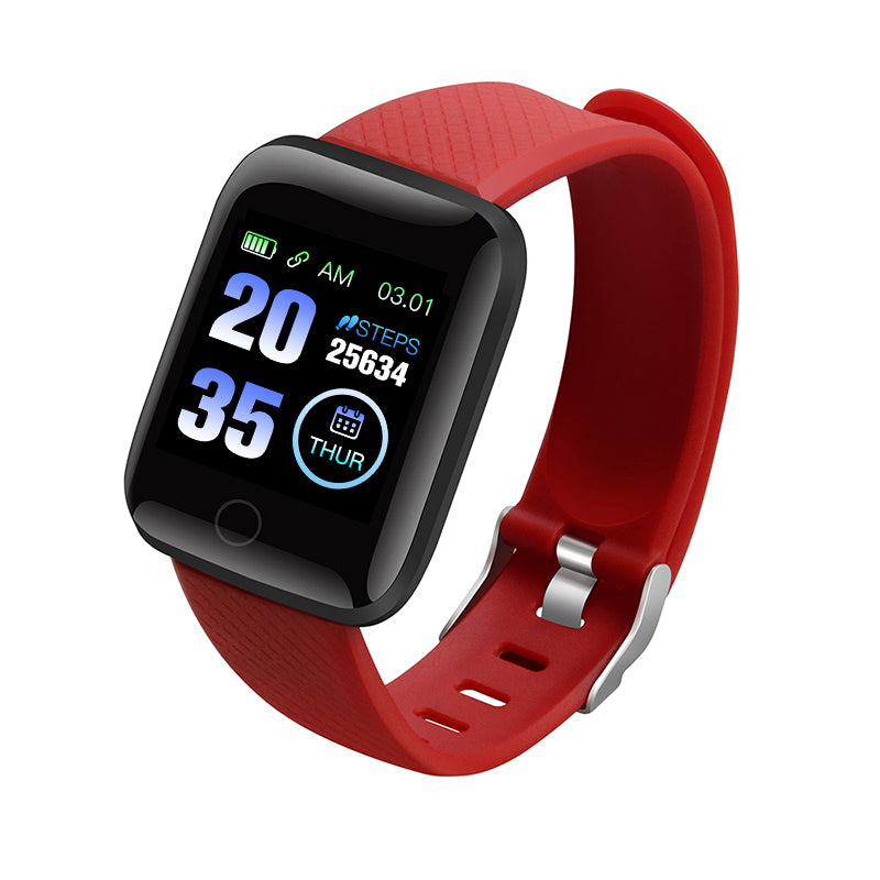 116Plus Sports Touch Screen Tracker Smart Bracelet- USB Charging_12