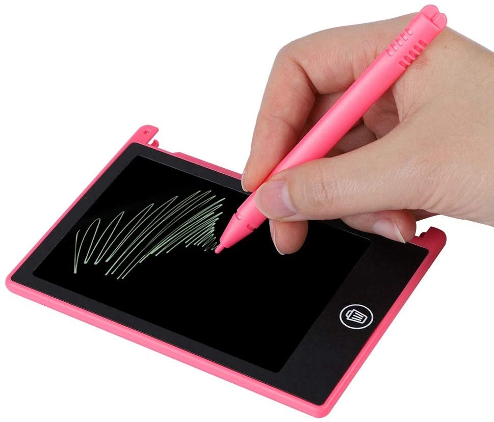 LCD Writing Tablet 4.5 inch Digital Electronic Drawing Board- Battery Operated_1