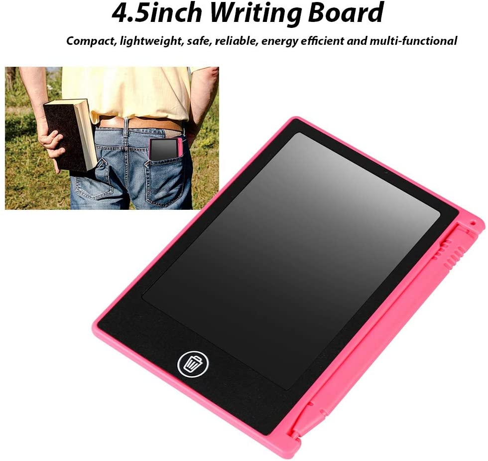 LCD Writing Tablet 4.5 inch Digital Electronic Drawing Board- Battery Operated_8