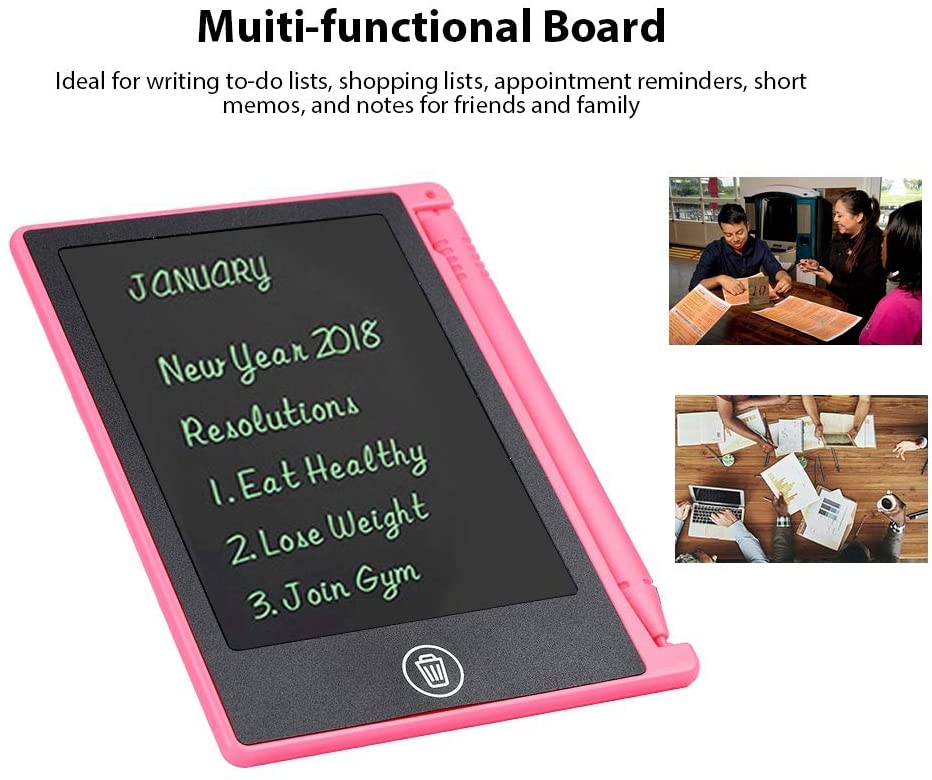 LCD Writing Tablet 4.5 inch Digital Electronic Drawing Board- Battery Operated_11