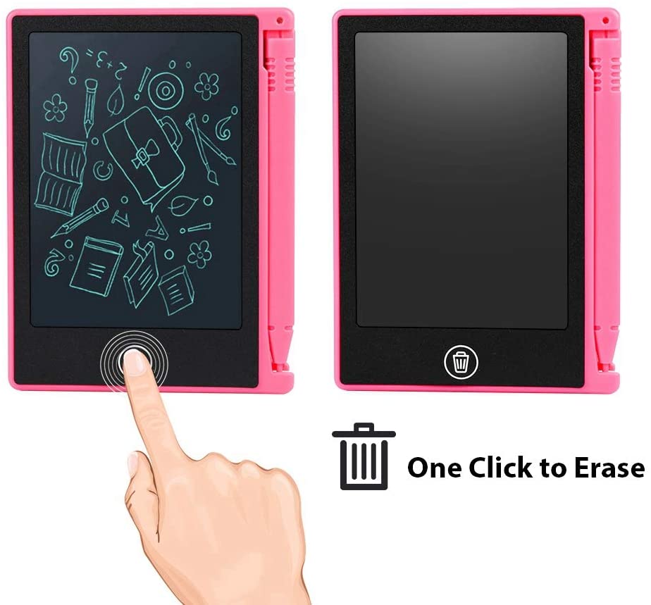 LCD Writing Tablet 4.5 inch Digital Electronic Drawing Board- Battery Operated_12