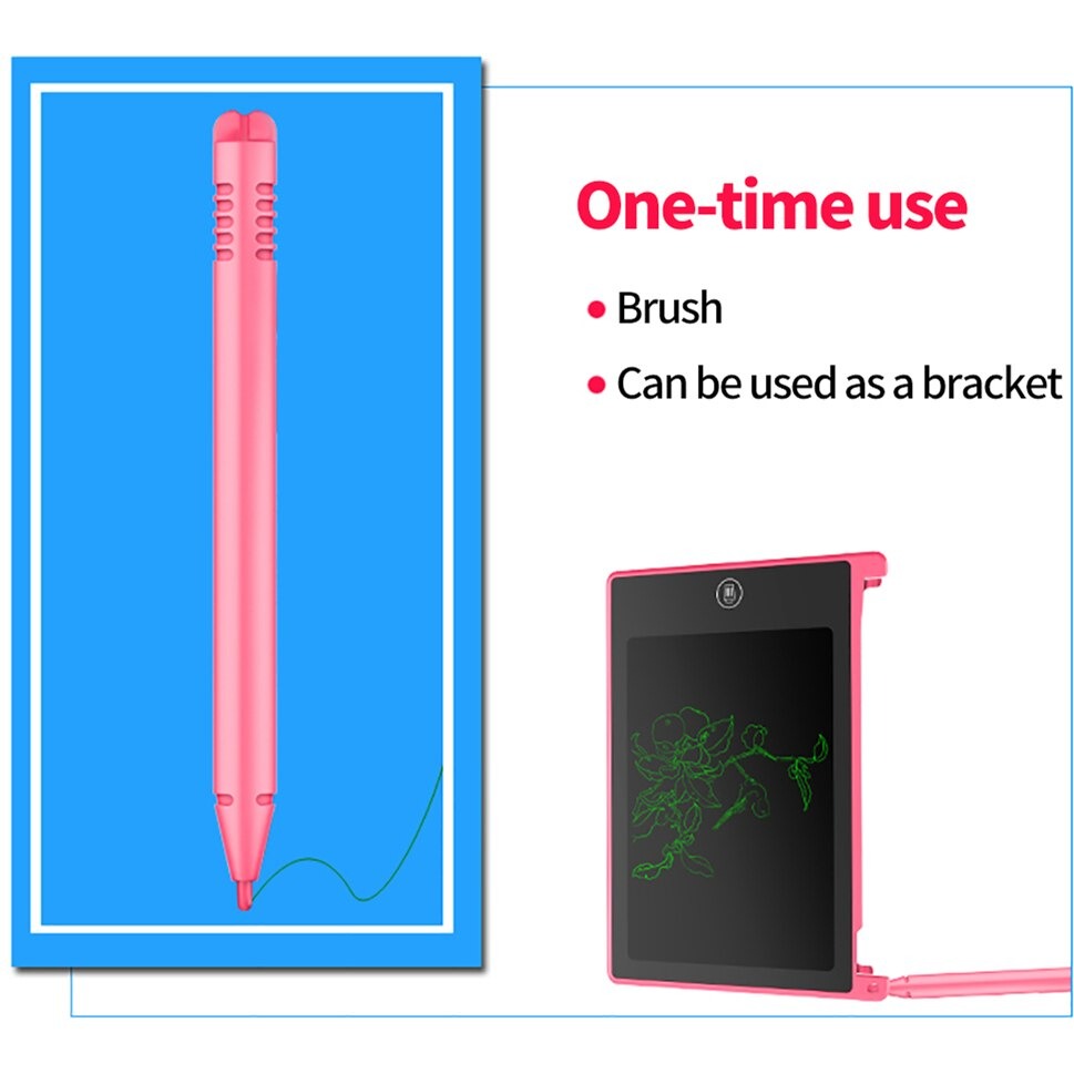 LCD Writing Tablet 4.5 inch Digital Electronic Drawing Board- Battery Operated_14