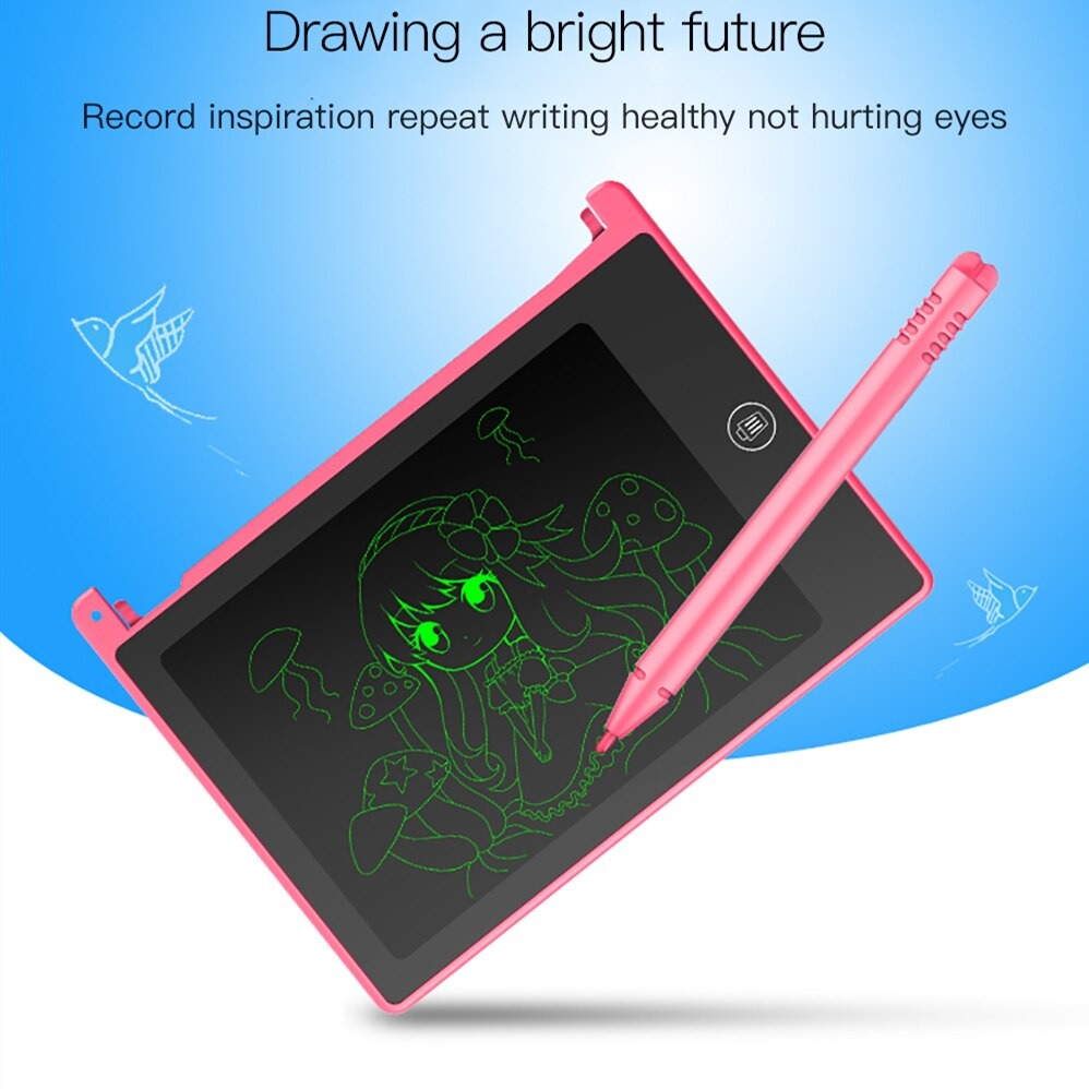 LCD Writing Tablet 4.5 inch Digital Electronic Drawing Board- Battery Operated_15