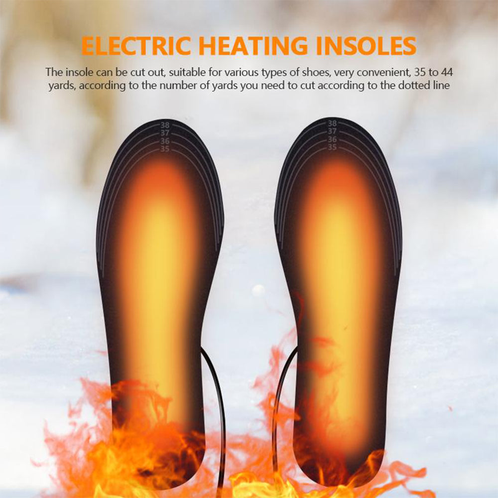 Electric Heating Cut-to-Fit Insoles Washable Thermal Foot Warmer Sock Cushion for Men and Women_6