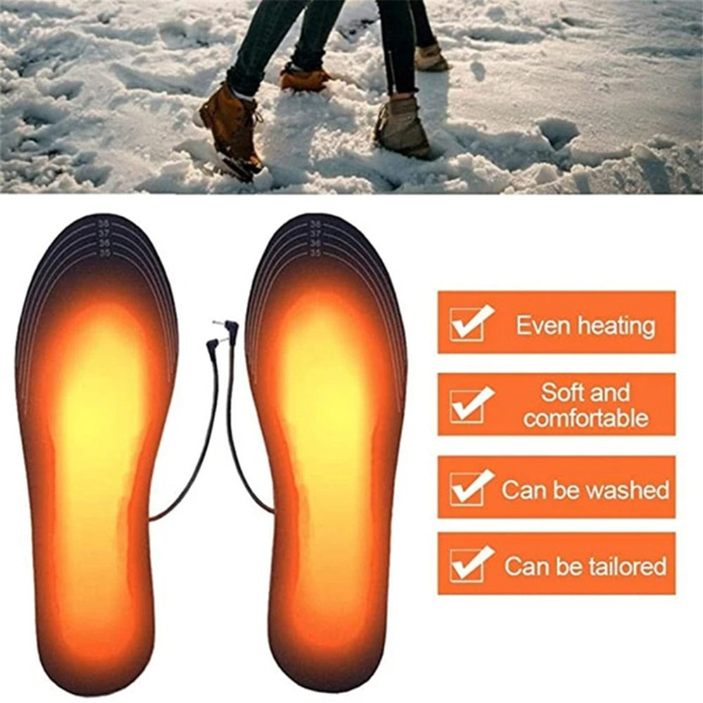 Electric Heating Cut-to-Fit Insoles Washable Thermal Foot Warmer Sock Cushion for Men and Women_8