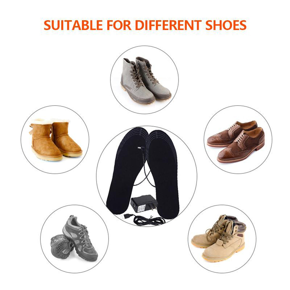 Electric Heating Cut-to-Fit Insoles Washable Thermal Foot Warmer Sock Cushion for Men and Women_13