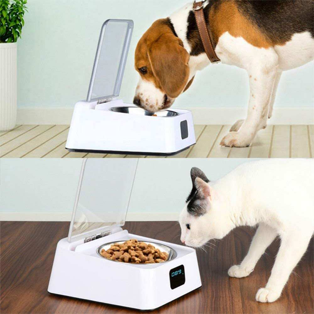 Infrared Sensor Automatic Cat and Dog Feeder Pet Food Bowl-USB Charging_11