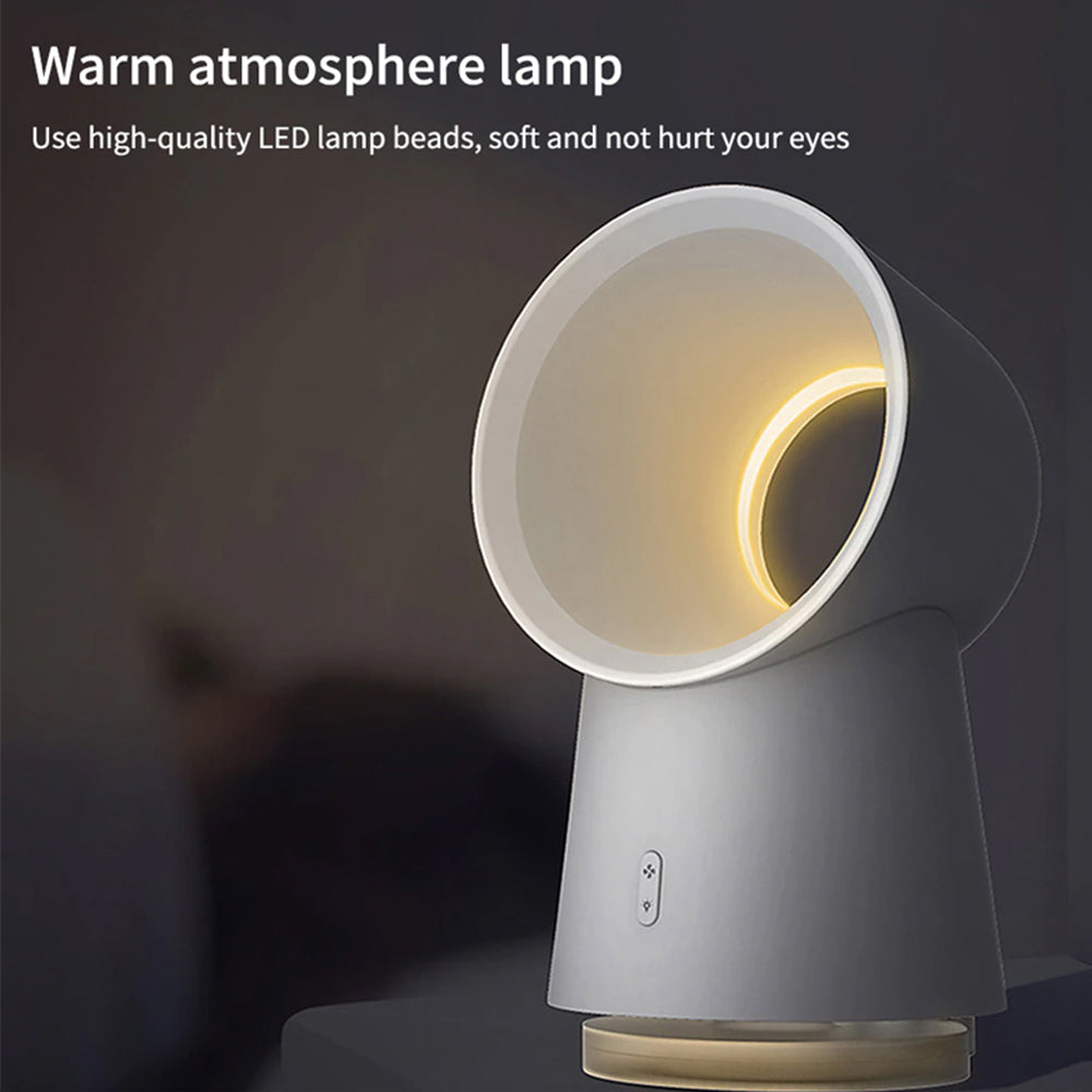 Mini Cooling Fan Bladeless Mist Humidifier w/ LED Light- USB Charging_13