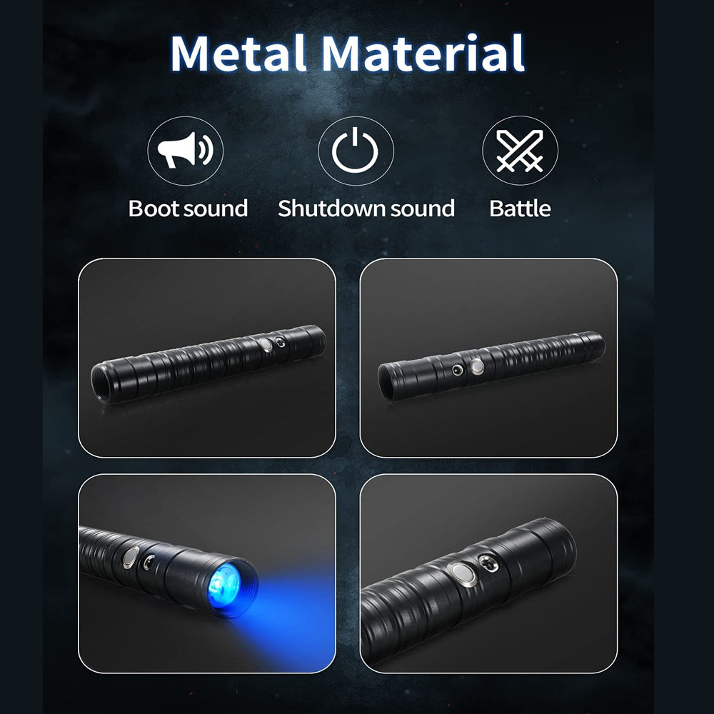 Heavy Handle USB Rechargeable LED Light Saber Kid's Toy Sword_6