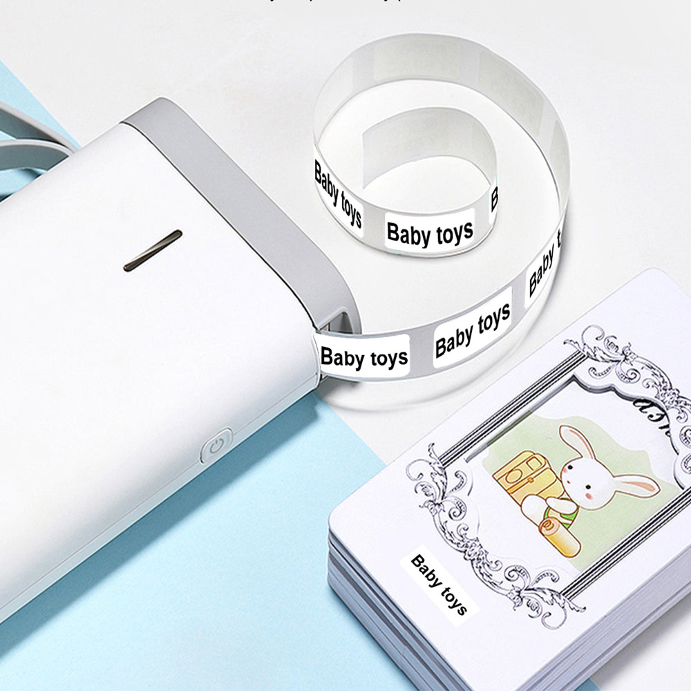 D11  Portable Wireless Thermal Inkless Bluetooth Label Printer- USB Charging_5