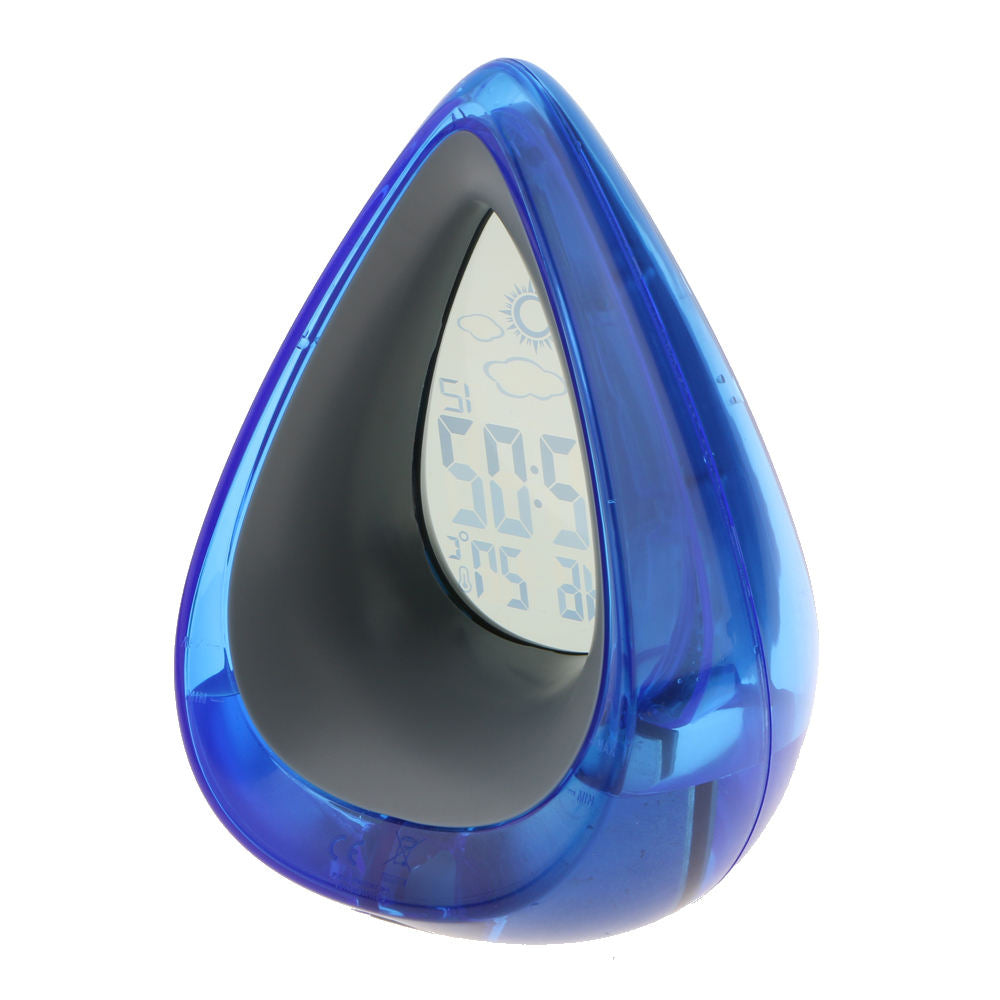 Water Operated Digital Clock Alarm Clock Time Date Temperature_5
