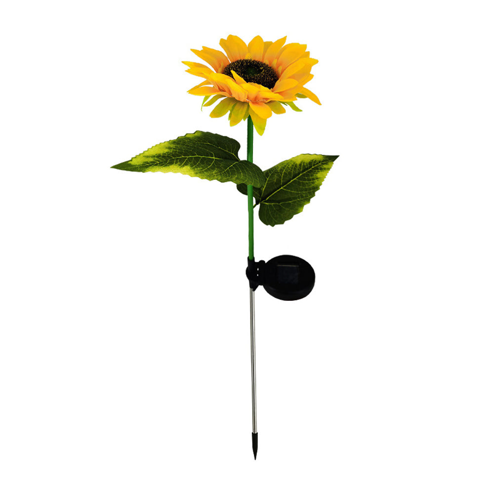 Solar Powered Sunflower Garden Lawn Light Decorations_0