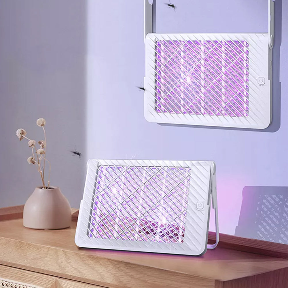 USB Rechargeable UV Electric Shock Mosquito Zapper Lamp_10