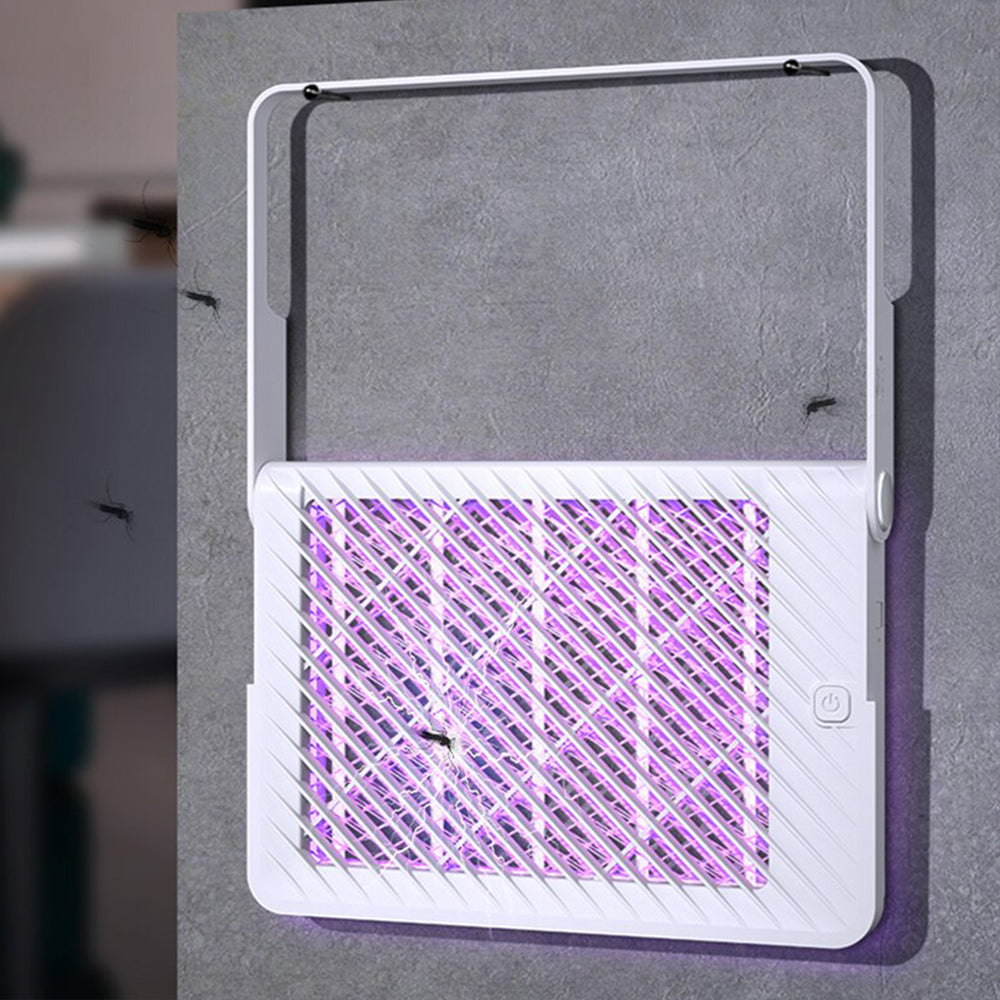 USB Rechargeable UV Electric Shock Mosquito Zapper Lamp_3