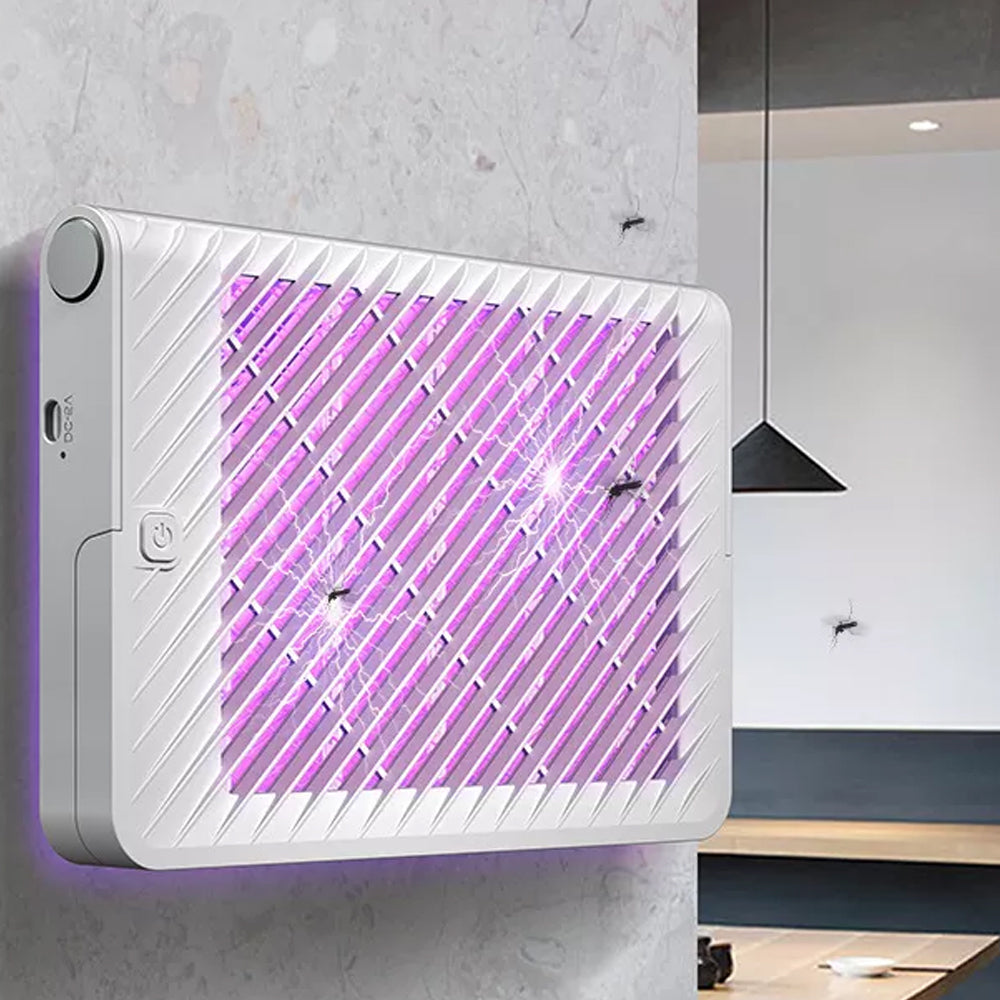 USB Rechargeable UV Electric Shock Mosquito Zapper Lamp_8