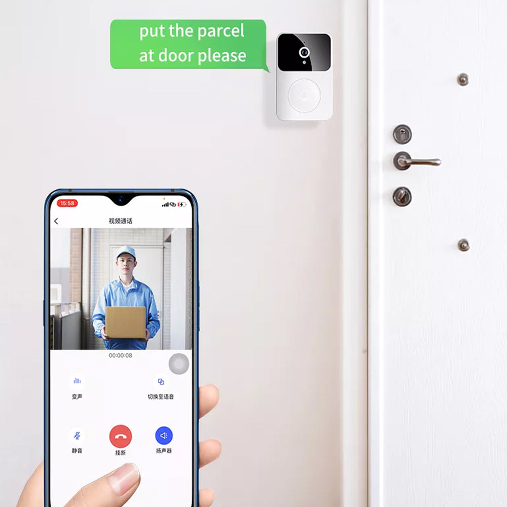 USB Rechargeable Video Doorbell Camera with Night Vision_5