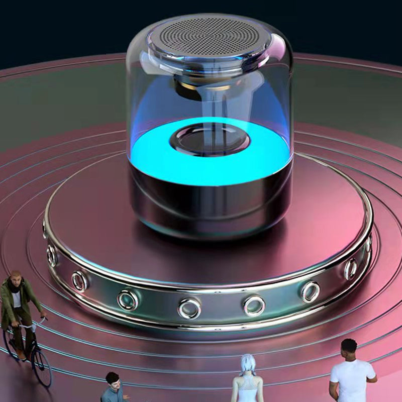 Portable Wireless Music Speaker with LED Color Lights- USB Rechargeable_6