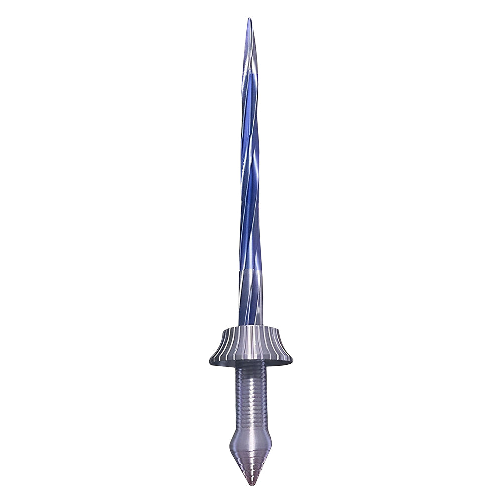 3D Retractable Metallic Spiral Toy Katana Stress Relief Decompression Toy_3