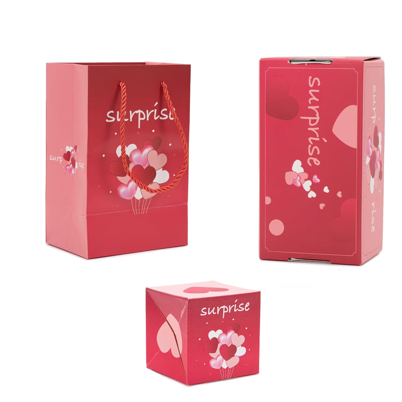 10 Jumps DIY Folding Paper Box Surprise Explosion Greeting Gift Box_12