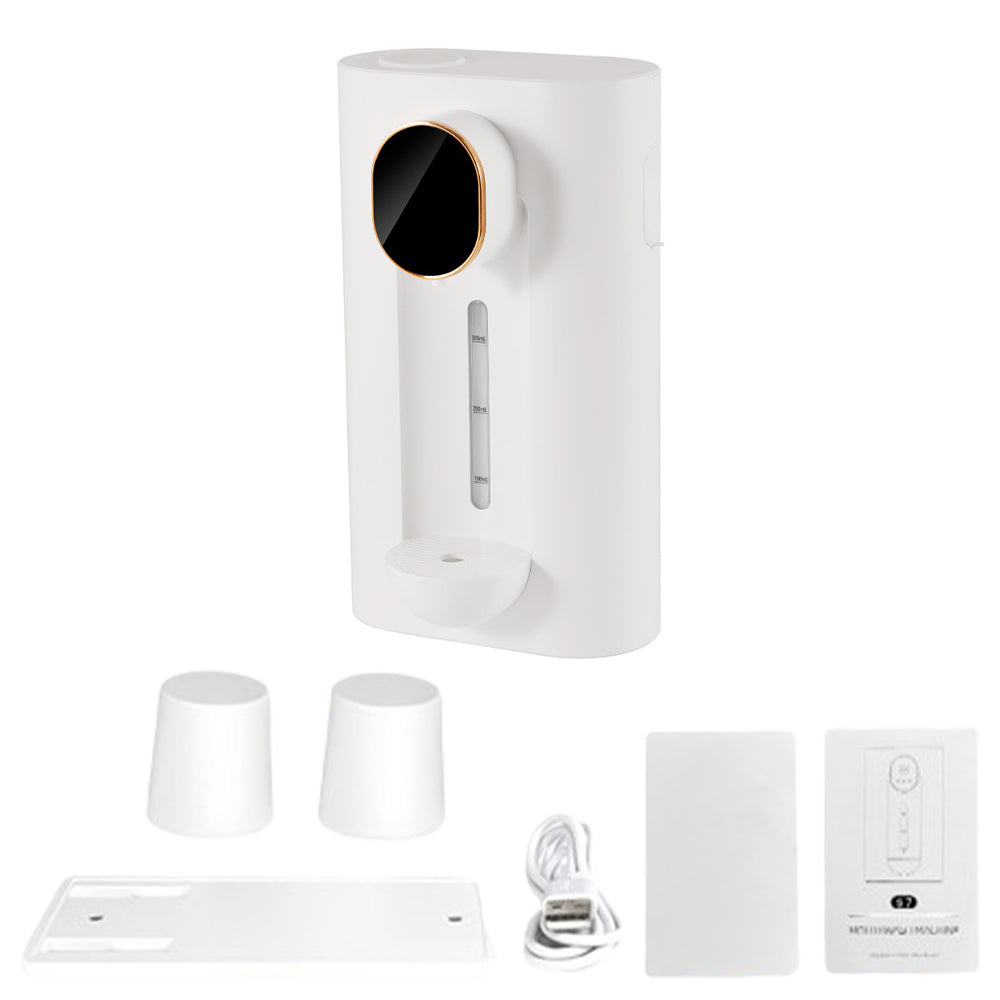 Automatic Wall-Mounted Mouthwash Dispenser for Bathroom with Magnetic Cups - USB Rechargeable_12