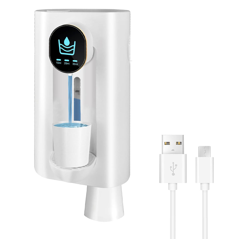 Automatic Wall-Mounted Mouthwash Dispenser for Bathroom with Magnetic Cups - USB Rechargeable_13